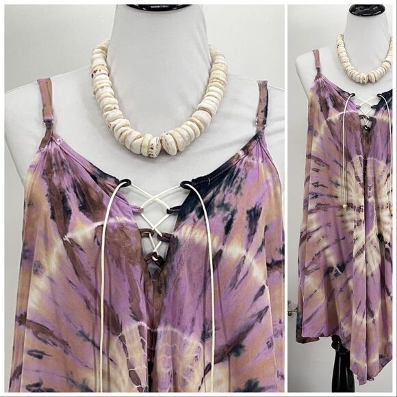 Beach Boho Romper Gypsy Overall Wide Leg The Kau wela Mini Romper - Picture 12 of 16